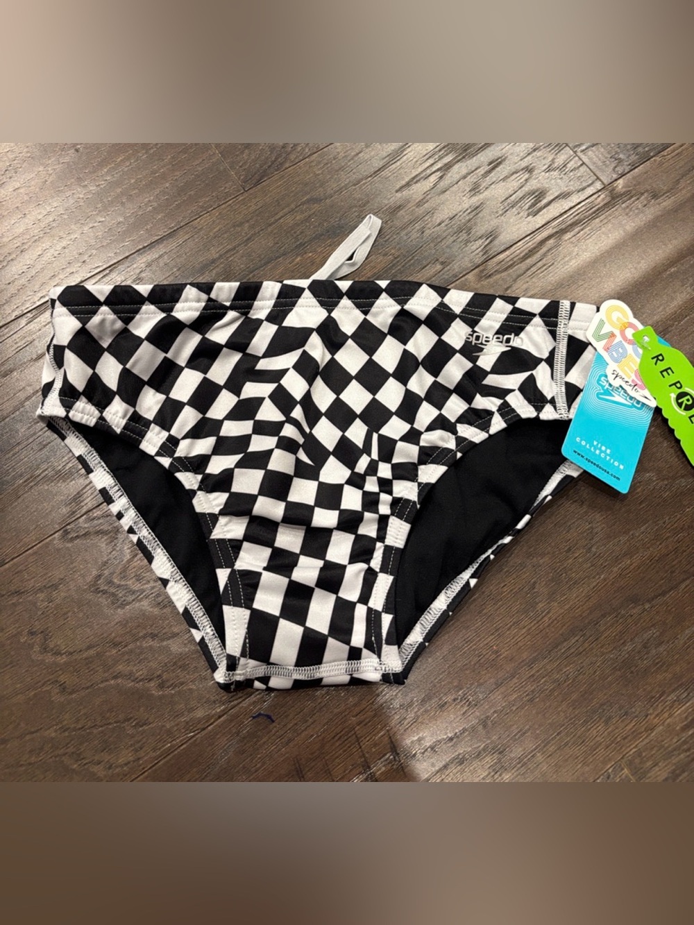 Speedo Vibe Collection Eco Endurance chlorine resist,swim briefs,drawcord